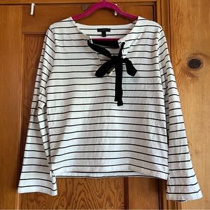 J.Crew Stripped Long Sleeve top